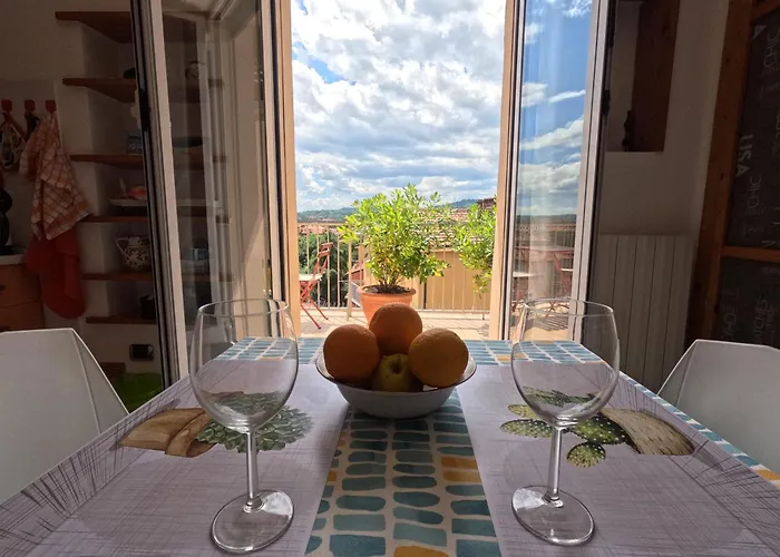 아파트 Bellavista Panoramic Terrace Con Terrazza Zona Sant Orsola 볼로냐