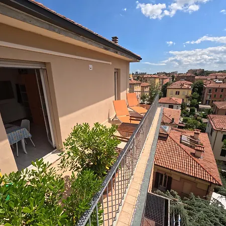 Bellavista Panoramic Terrace Con Terrazza Zona Sant Orsola Boloňa